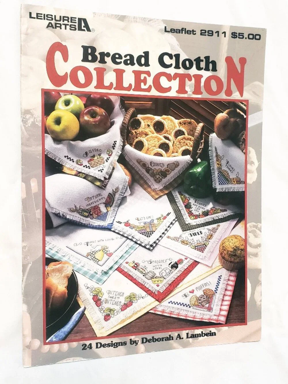 Bread Cloth Collection Cross Stitch Leaflet 2911 Patterns 1996 Leisure Arts